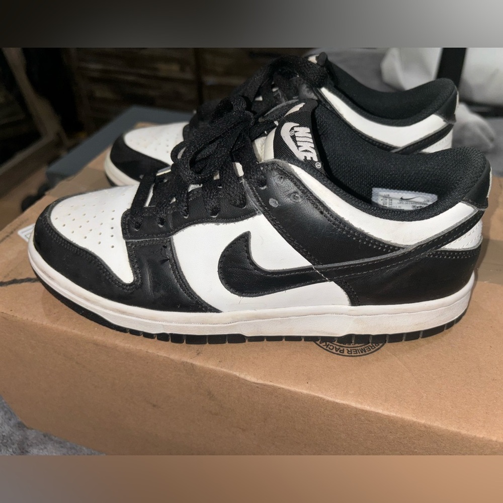 Black and white dunks